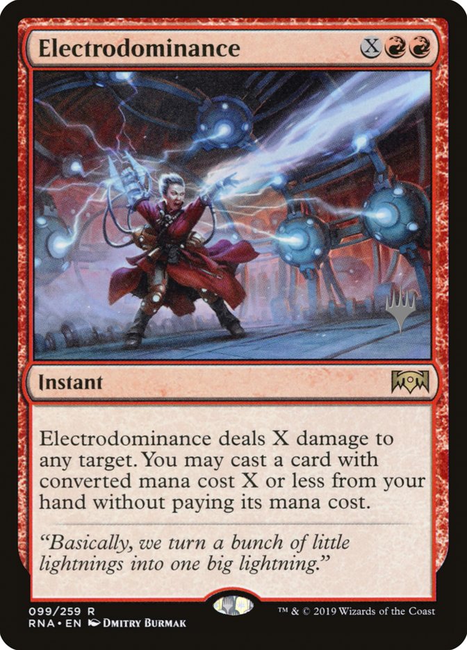 Electrodominance (Promo Pack) [Ravnica Allegiance Promos] | Card Merchant Takapuna