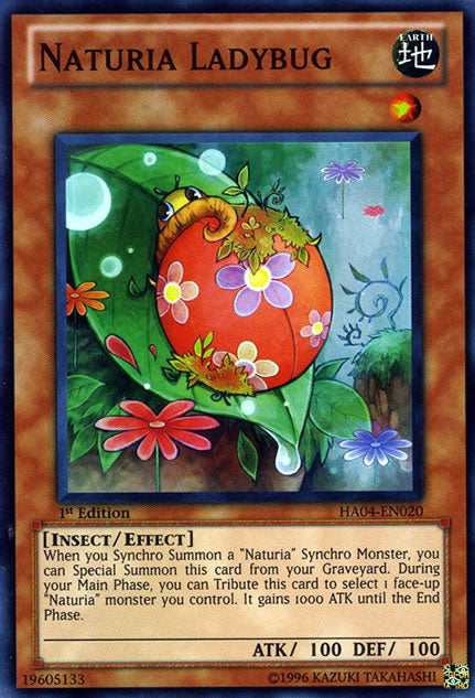 Naturia Ladybug [HA04-EN020] Super Rare | Card Merchant Takapuna