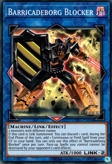 Barricadeborg Blocker [OP15-EN006] Super Rare | Card Merchant Takapuna