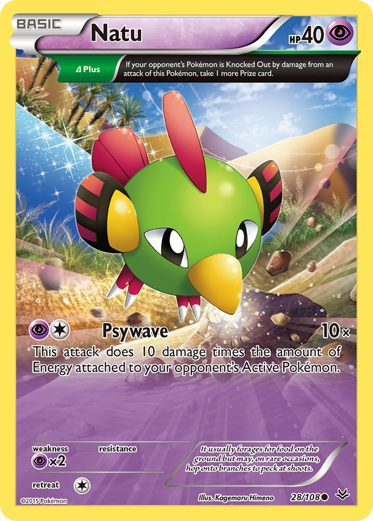 Natu (28/108) [XY: Roaring Skies] | Card Merchant Takapuna