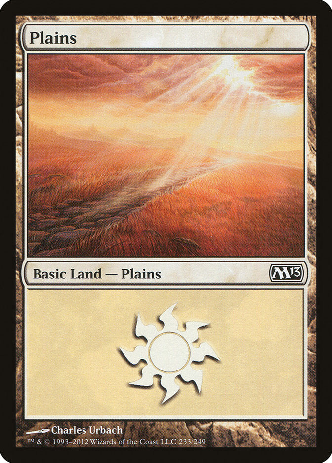 Plains (233) [Magic 2013] | Card Merchant Takapuna