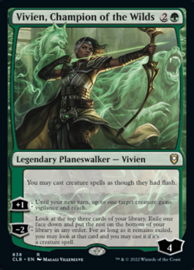 Vivien, Champion of the Wilds [Commander Legends: Battle for Baldur's Gate] | Card Merchant Takapuna