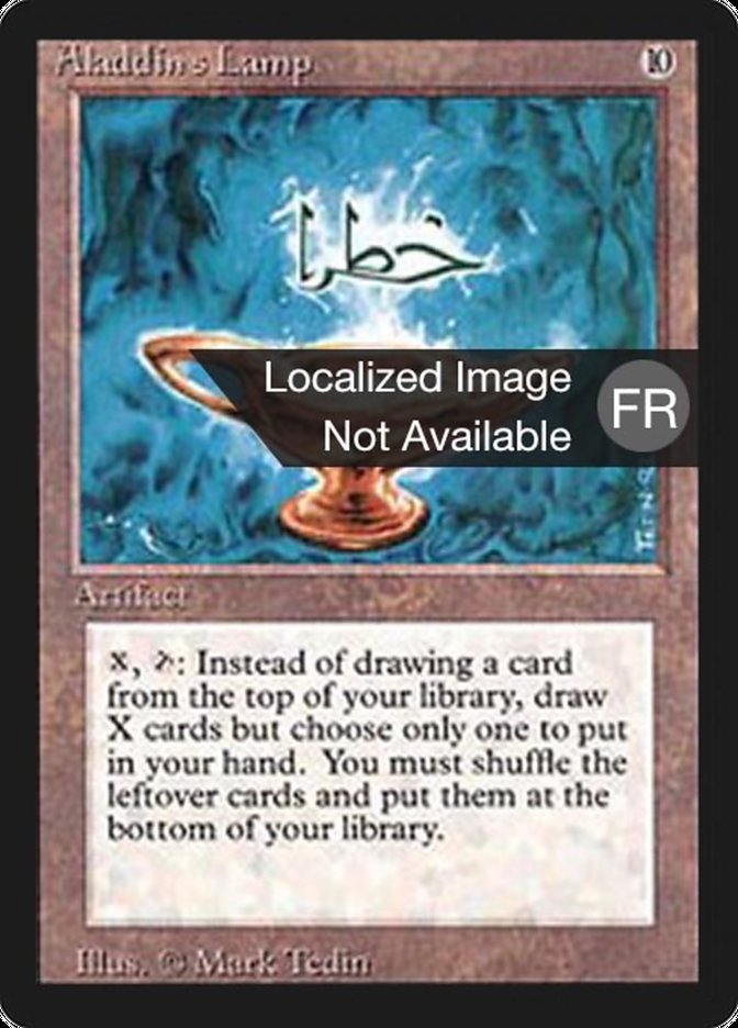 Aladdin's Lamp [Foreign Black Border] | Card Merchant Takapuna