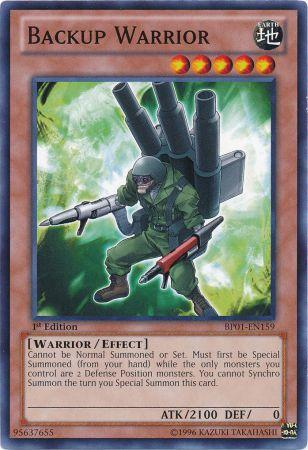 Backup Warrior [BP01-EN159] Common | Card Merchant Takapuna