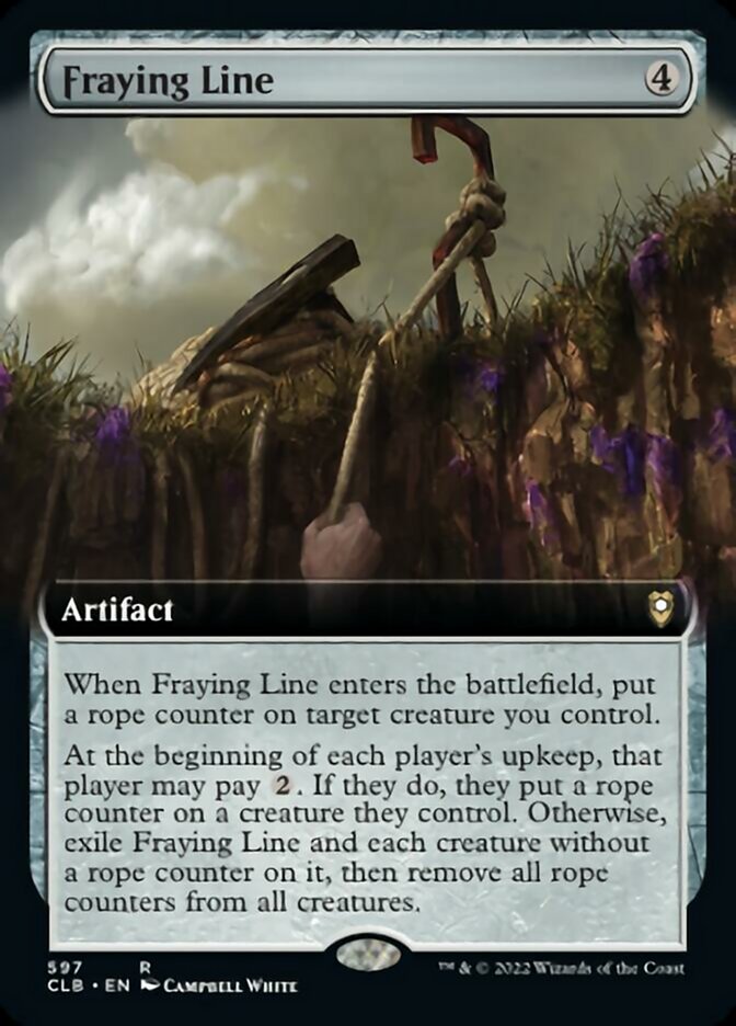 Fraying Line (Extended Art) [Commander Legends: Battle for Baldur's Gate] | Card Merchant Takapuna