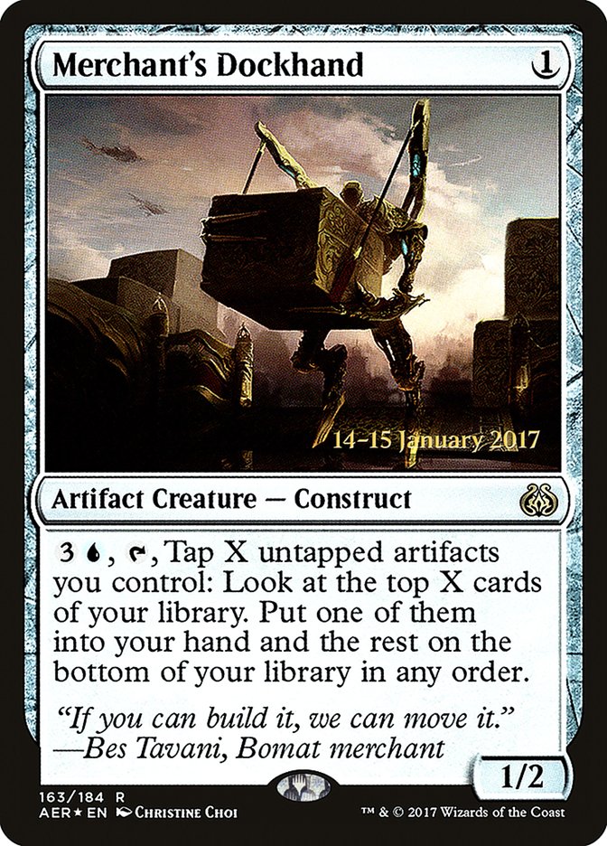 Merchant's Dockhand [Aether Revolt Prerelease Promos] | Card Merchant Takapuna