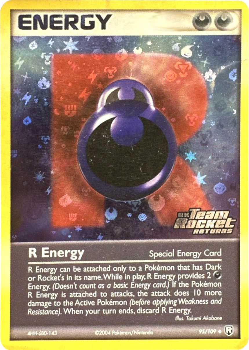 R Energy (95/109) (Stamped) [EX: Team Rocket Returns] | Card Merchant Takapuna