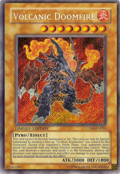 Volcanic Doomfire [CT04-EN004] Secret Rare | Card Merchant Takapuna