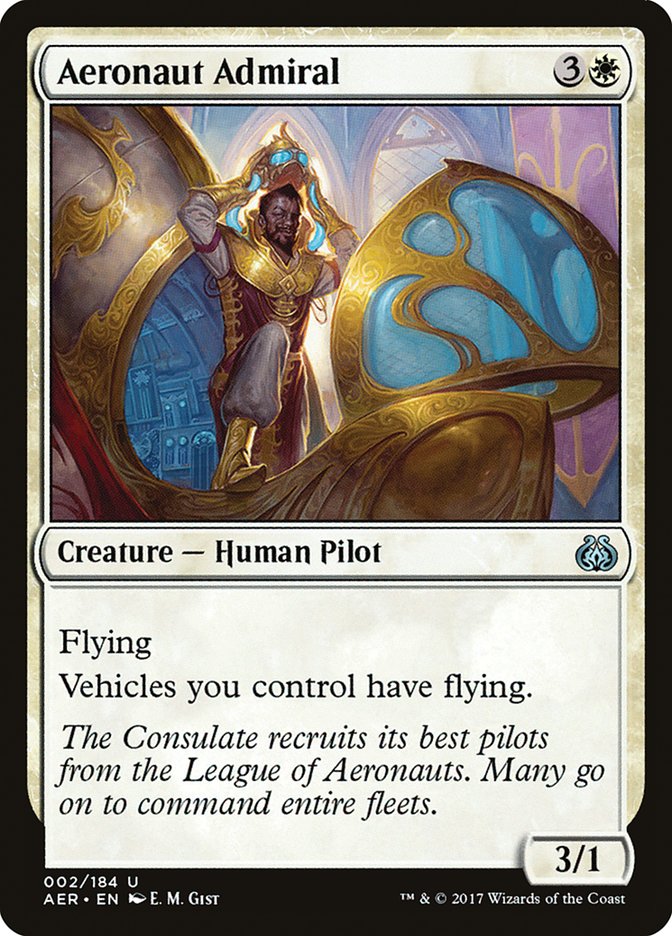 Aeronaut Admiral [Aether Revolt] | Card Merchant Takapuna