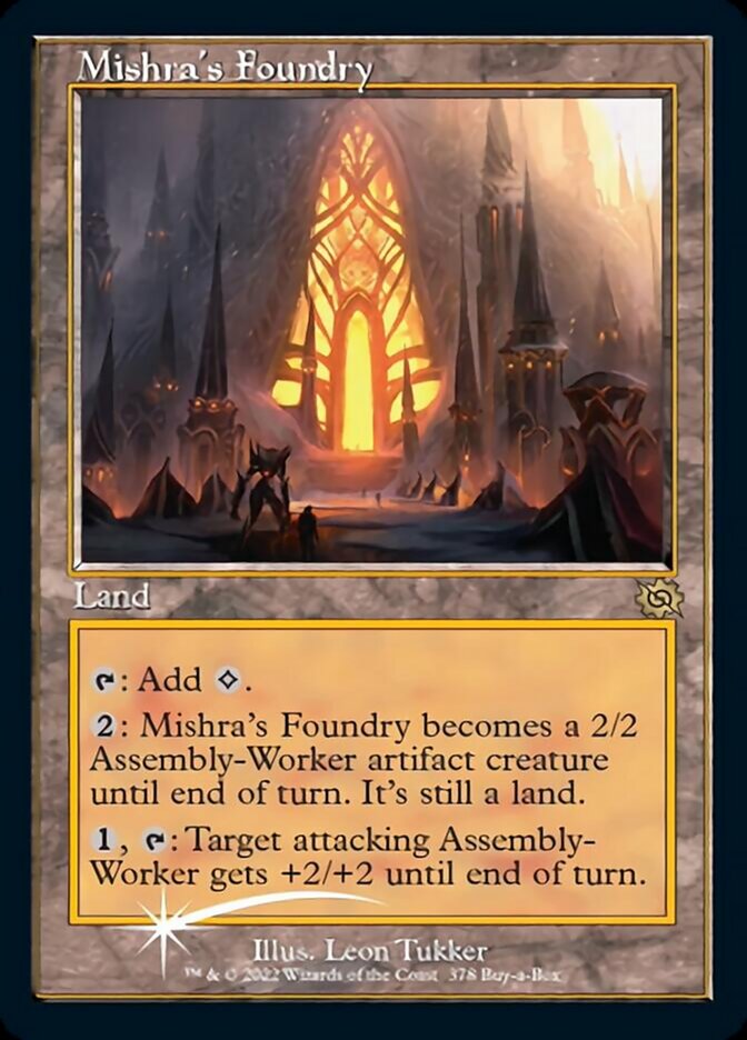 Mishra's Foundry (Retro) (Buy-a-Box) [The Brothers' War] | Card Merchant Takapuna