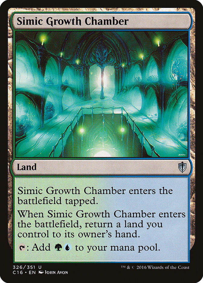 Simic Growth Chamber [Commander 2016] | Card Merchant Takapuna