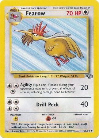 Fearow (36/64) [Jungle Unlimited] | Card Merchant Takapuna