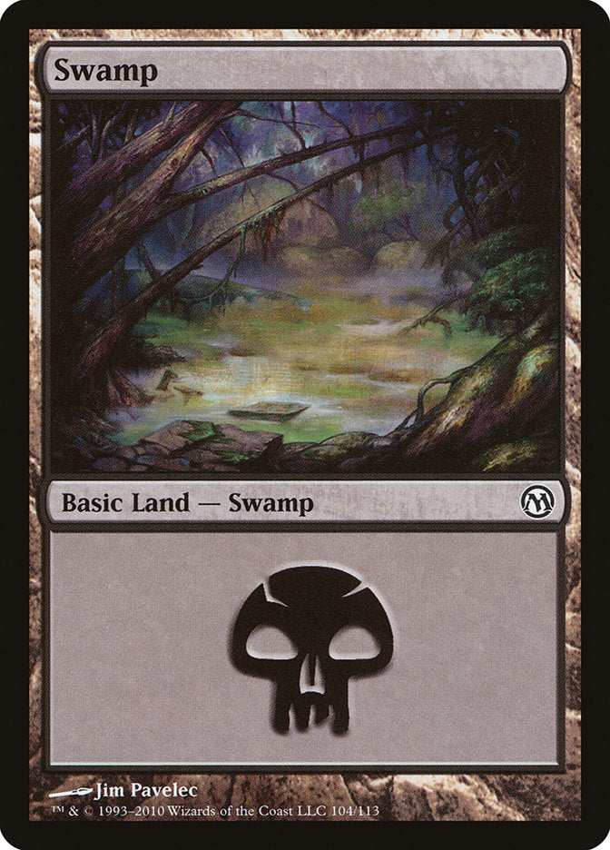 Swamp (104) [Duels of the Planeswalkers] | Card Merchant Takapuna