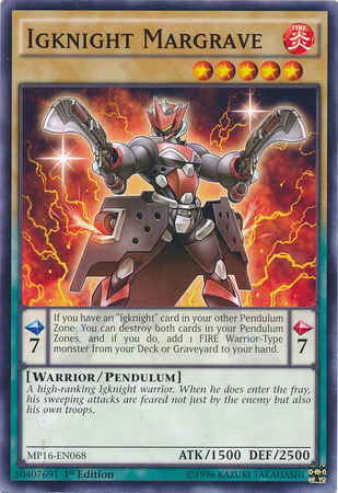 Igknight Margrave [MP16-EN068] Common | Card Merchant Takapuna