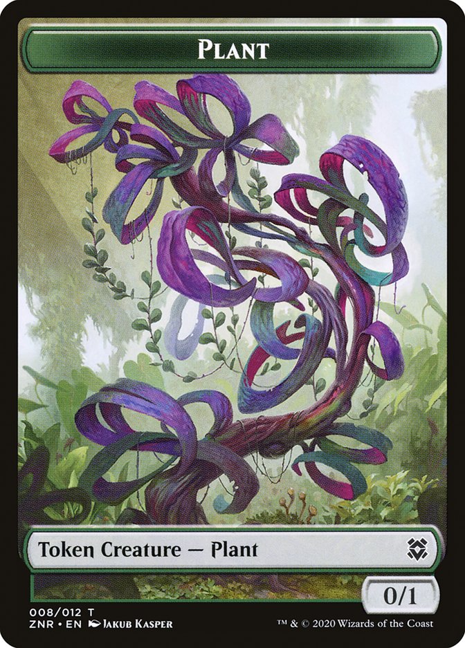 Plant Token [Zendikar Rising Tokens] | Card Merchant Takapuna