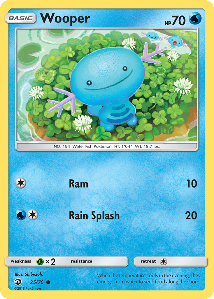 Wooper (25/70) [Sun & Moon: Dragon Majesty] | Card Merchant Takapuna