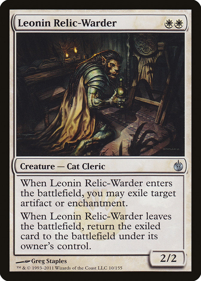 Leonin Relic-Warder [Mirrodin Besieged] | Card Merchant Takapuna