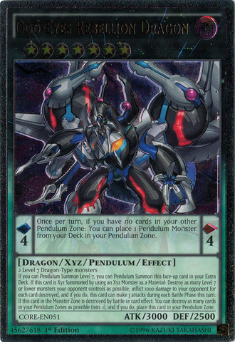 Odd-Eyes Rebellion Dragon [CORE-EN051] Ultimate Rare | Card Merchant Takapuna