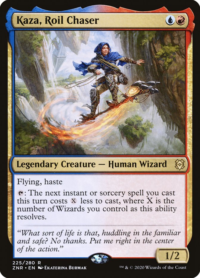 Kaza, Roil Chaser (Promo Pack) [Zendikar Rising Promos] | Card Merchant Takapuna