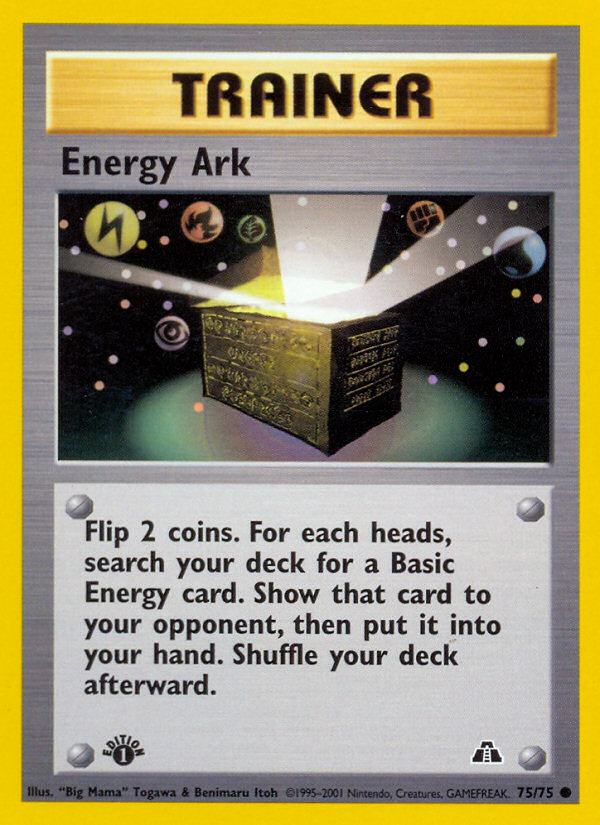 Energy Ark (75/75) [Neo Discovery 1st Edition] | Card Merchant Takapuna