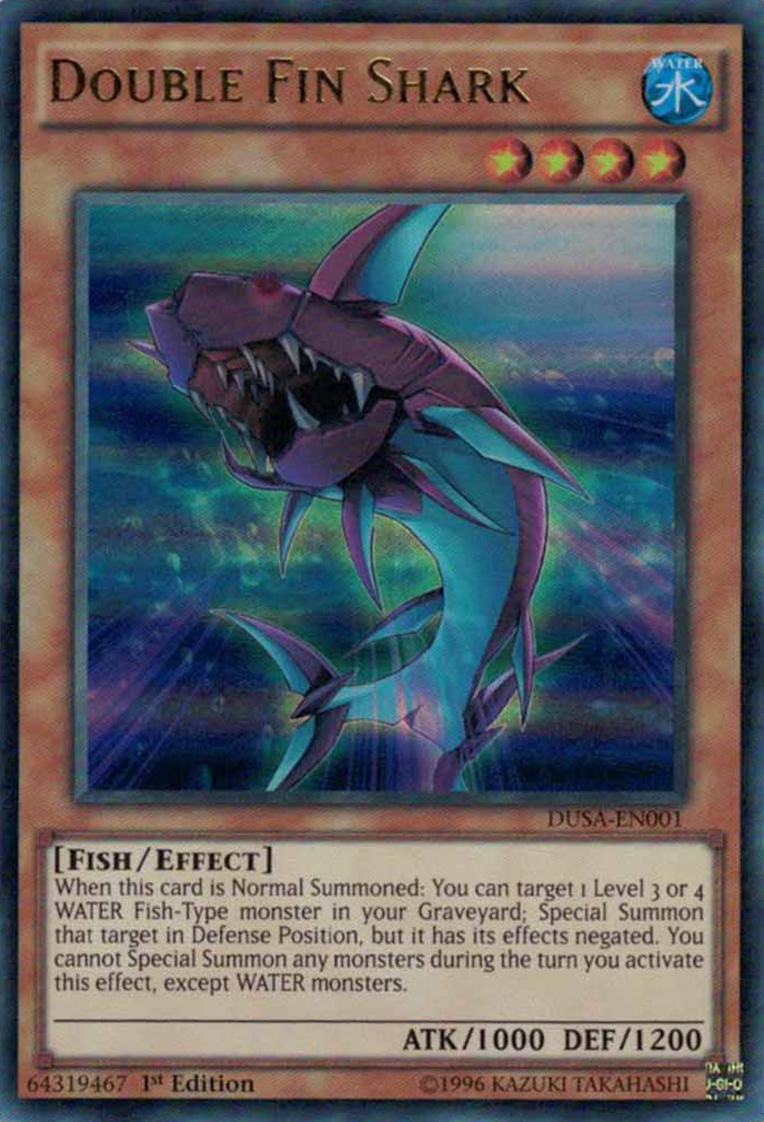 Double Fin Shark [DUSA-EN001] Ultra Rare | Card Merchant Takapuna