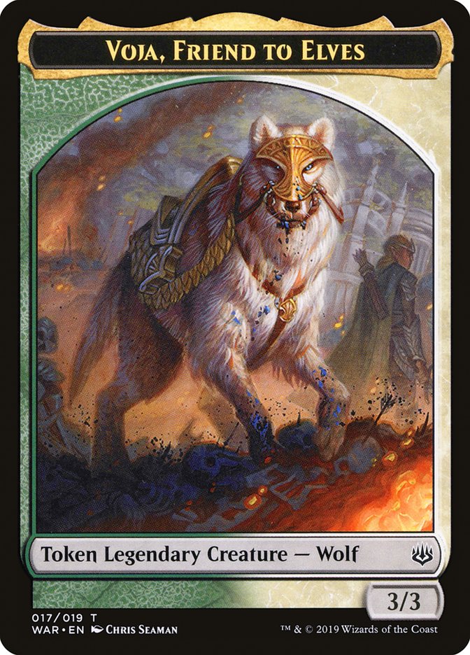 Voja, Friend to Elves Token [War of the Spark Tokens] | Card Merchant Takapuna