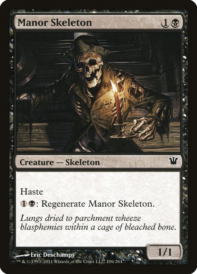 Manor Skeleton [Innistrad] | Card Merchant Takapuna