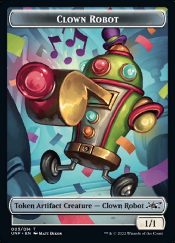 Clown Robot (003) Token [Unfinity Tokens] | Card Merchant Takapuna