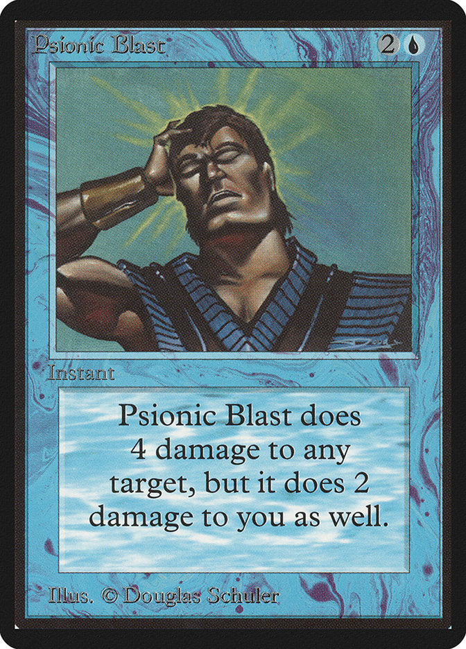 Psionic Blast [Beta Edition] | Card Merchant Takapuna