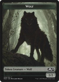 Zombie // Wolf Double-Sided Token [Game Night 2019 Tokens] | Card Merchant Takapuna