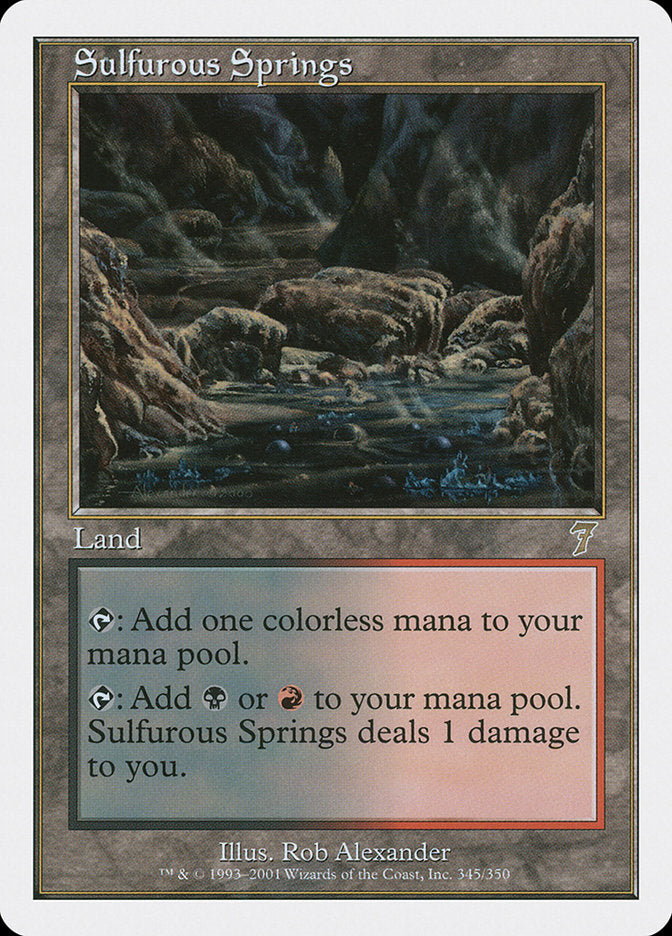 Sulfurous Springs [Seventh Edition] | Card Merchant Takapuna