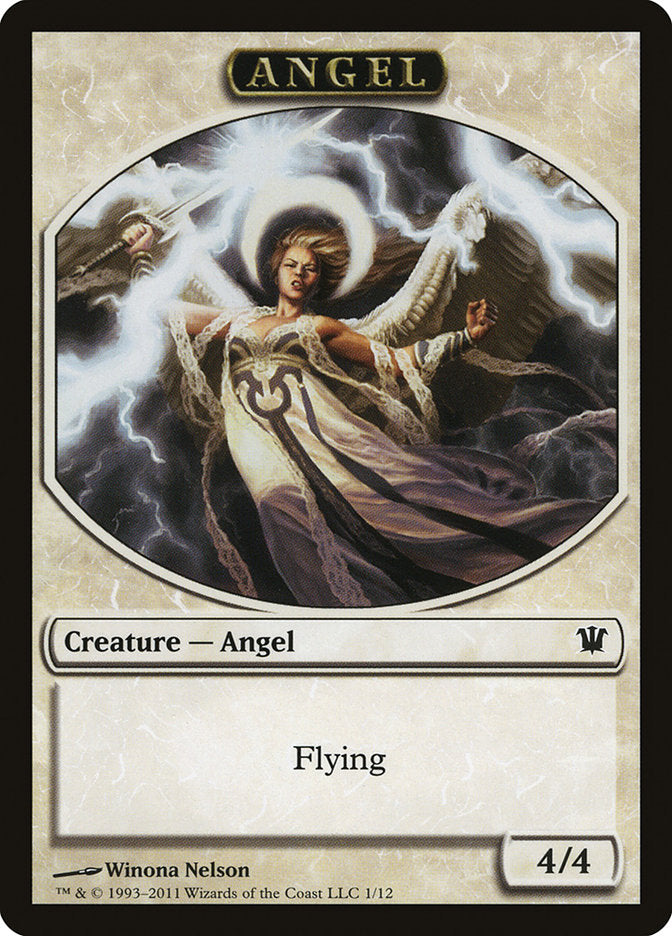 Angel Token [Innistrad Tokens] | Card Merchant Takapuna