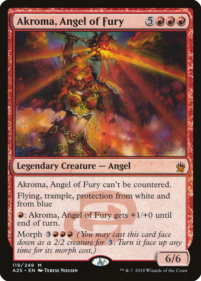 Akroma, Angel of Fury [Masters 25] | Card Merchant Takapuna