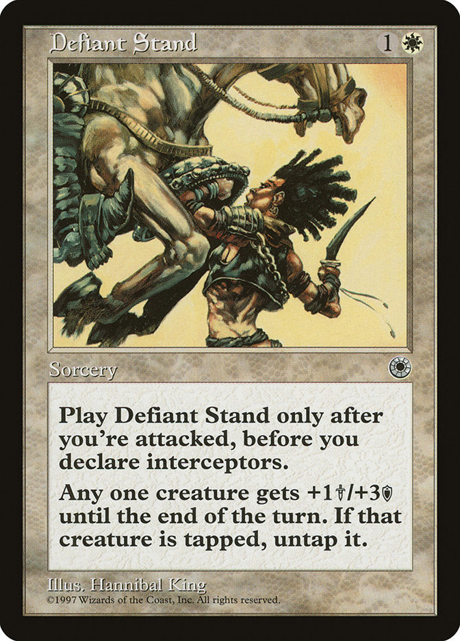 Defiant Stand [Portal] | Card Merchant Takapuna