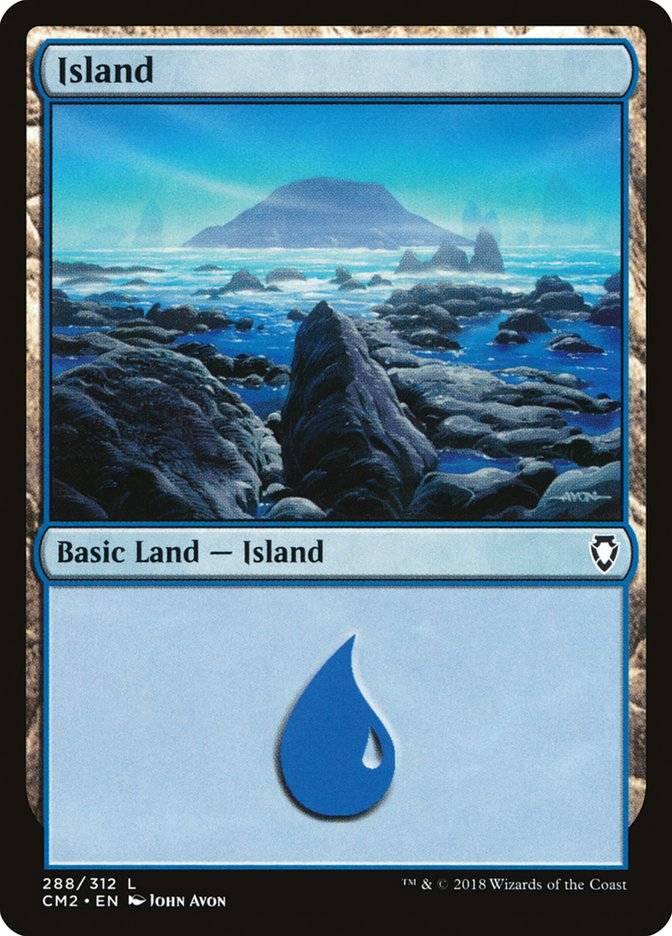 Island (288) [Commander Anthology Volume II] | Card Merchant Takapuna