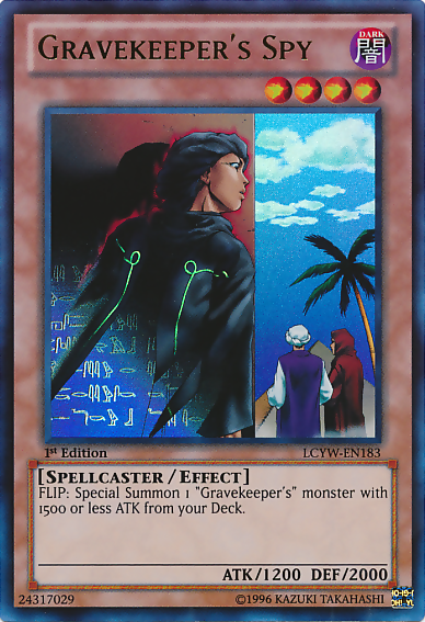 Gravekeeper's Spy [LCYW-EN183] Ultra Rare | Card Merchant Takapuna