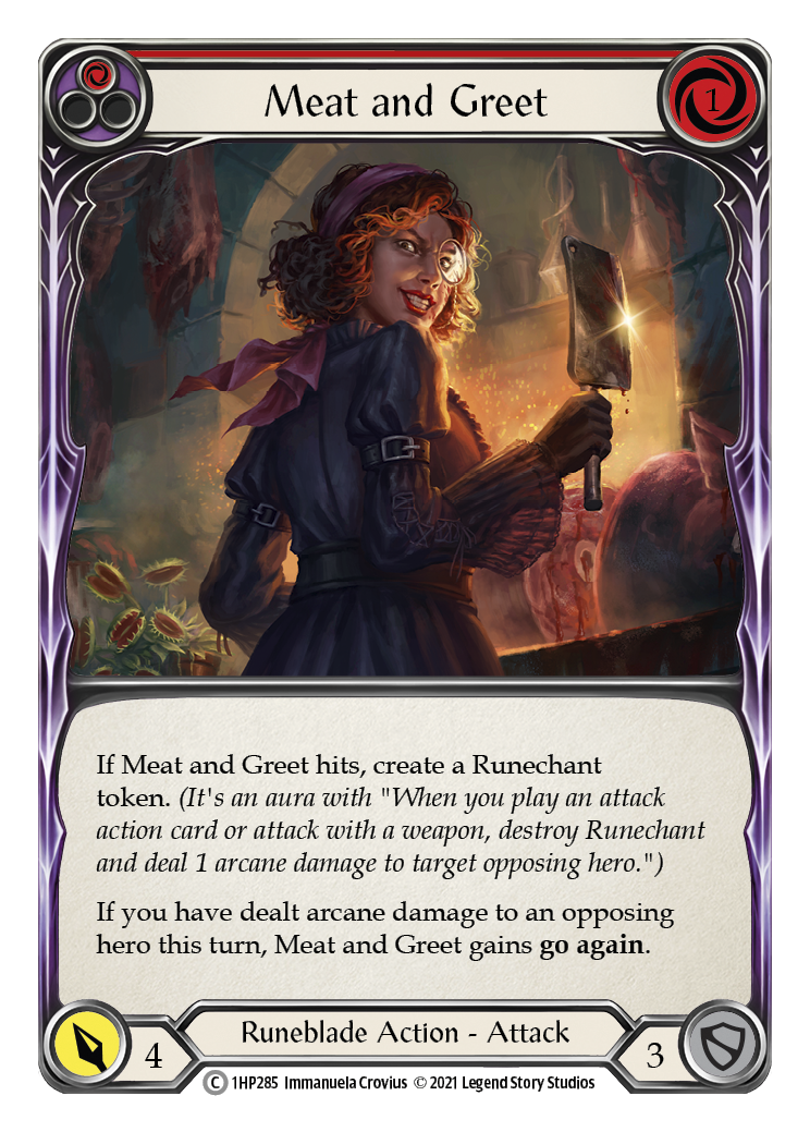 Meat and Greet (Red) [1HP285] (History Pack 1) | Card Merchant Takapuna