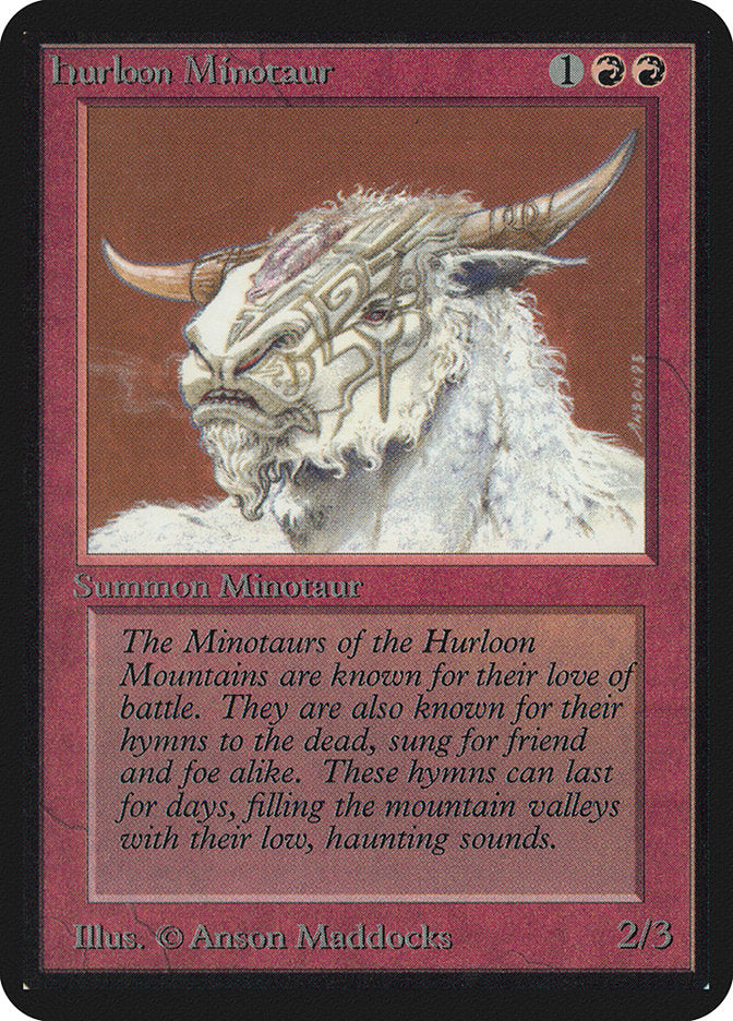 Hurloon Minotaur [Alpha Edition] | Card Merchant Takapuna