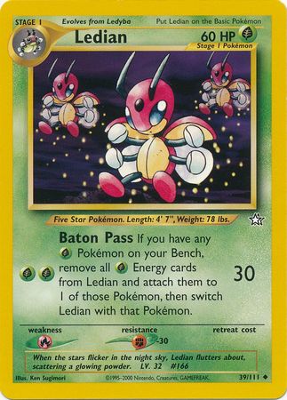 Ledian (39/111) [Neo Genesis Unlimited] | Card Merchant Takapuna