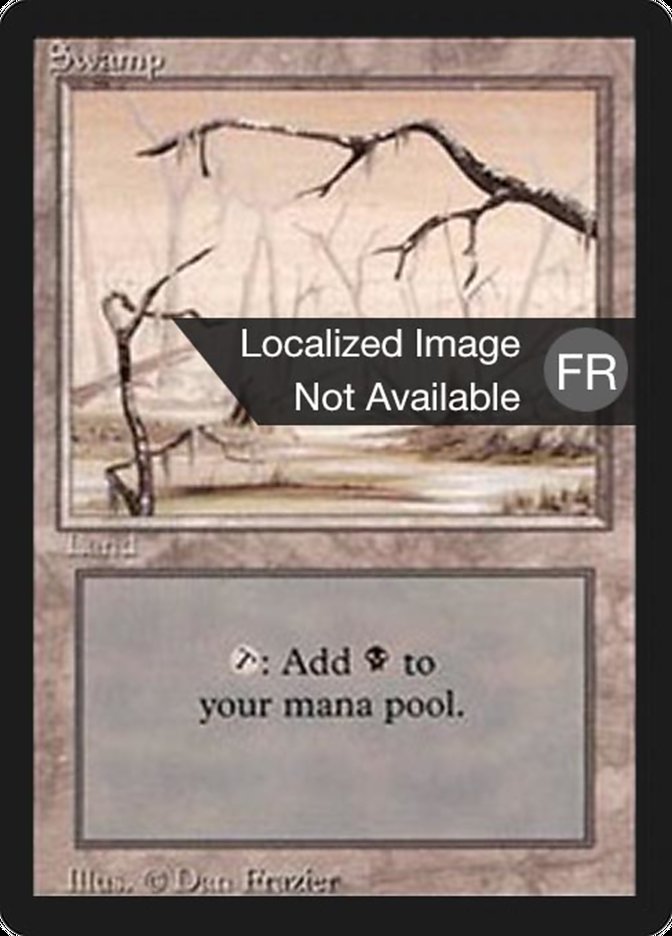 Swamp (B) [Foreign Black Border] | Card Merchant Takapuna