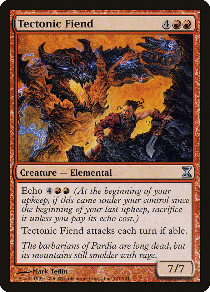 Tectonic Fiend [Time Spiral] | Card Merchant Takapuna