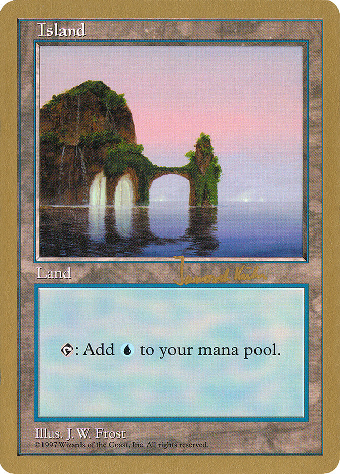 Island (jk434) (Janosch Kuhn) [World Championship Decks 1997] | Card Merchant Takapuna