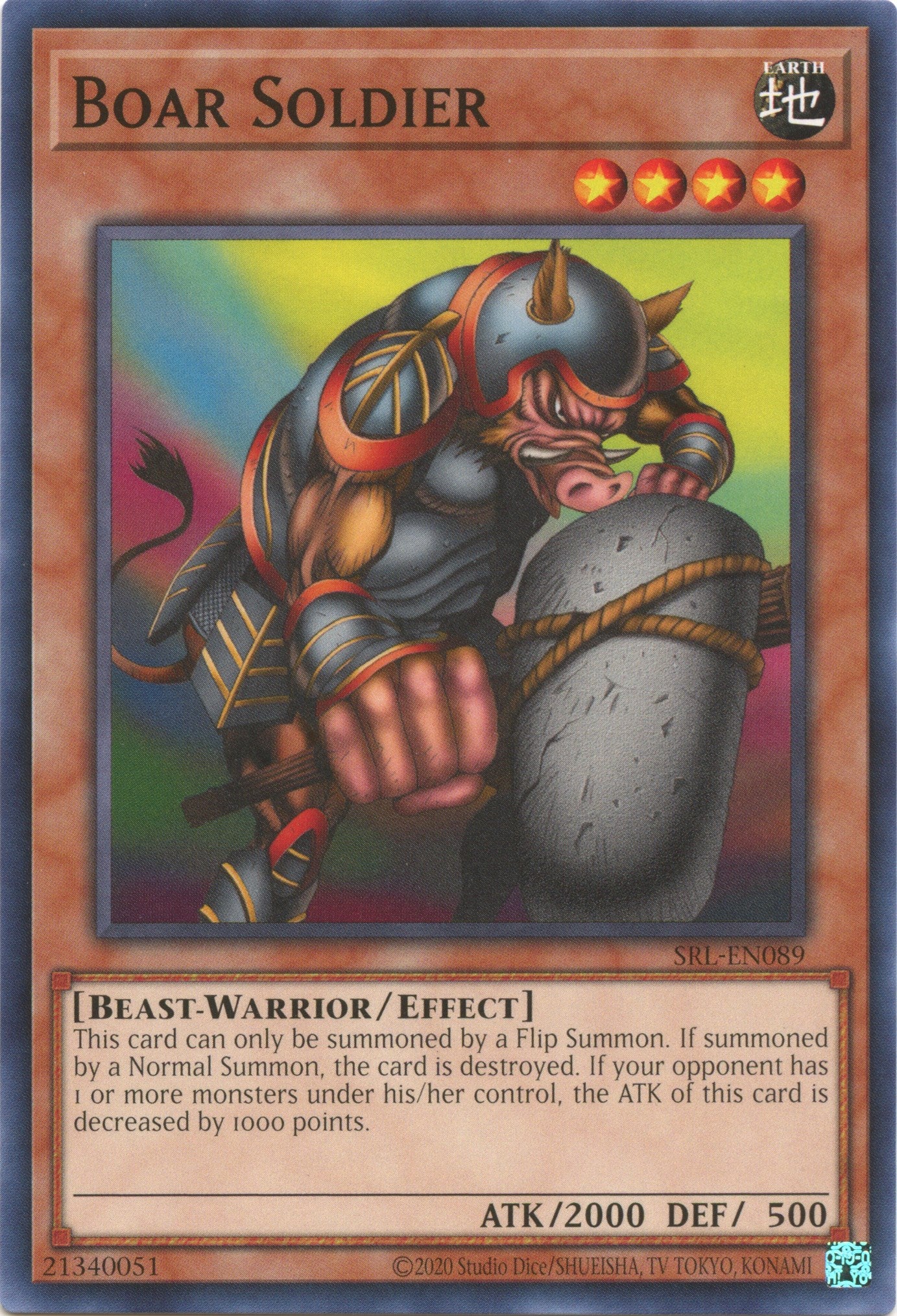 Boar Soldier (25th Anniversary) [SRL-EN089] Common | Card Merchant Takapuna