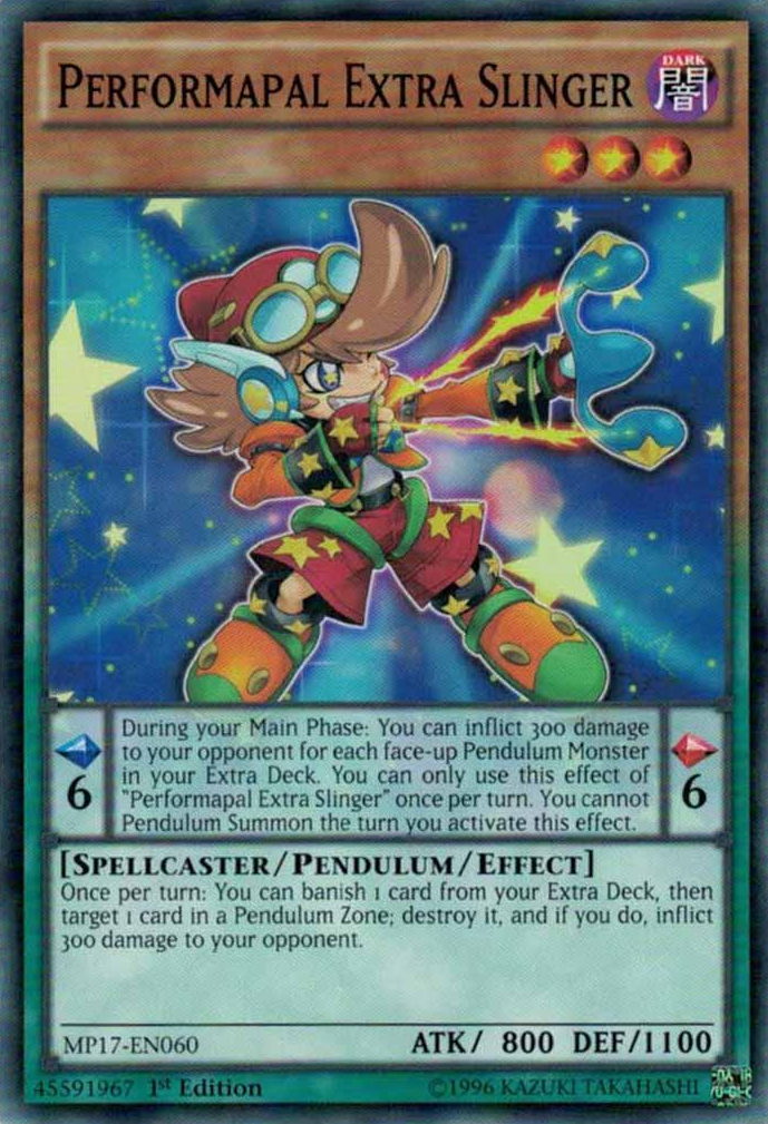 Performapal Extra Slinger [MP17-EN060] Common | Card Merchant Takapuna