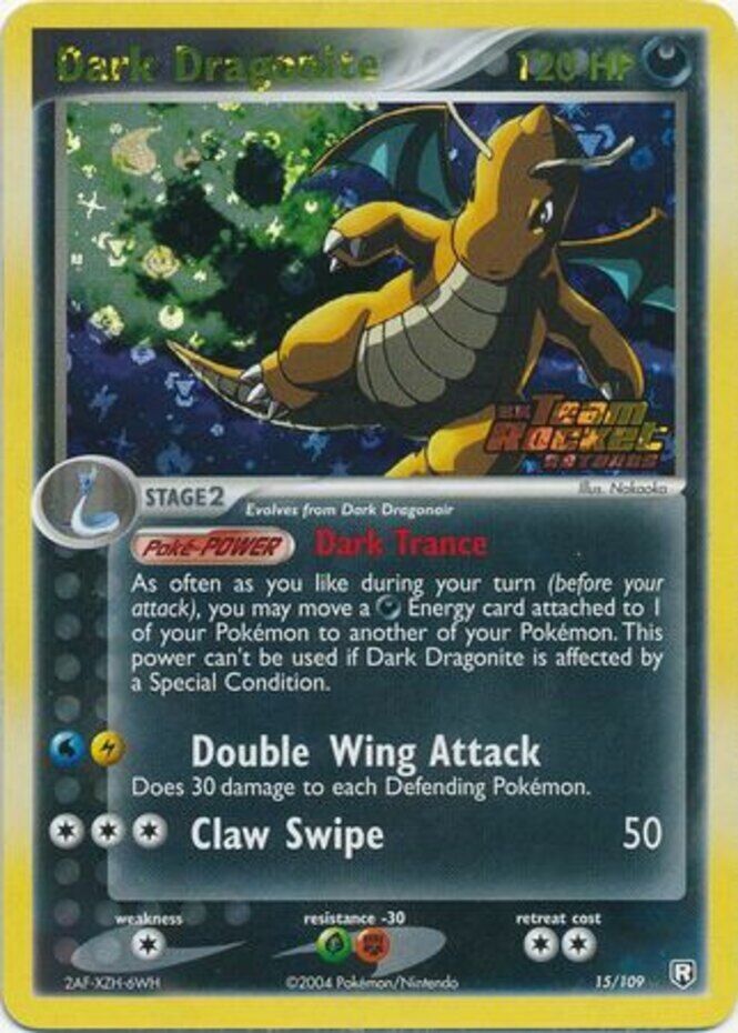 Dark Dragonite (15/109) (Stamped) [EX: Team Rocket Returns] | Card Merchant Takapuna