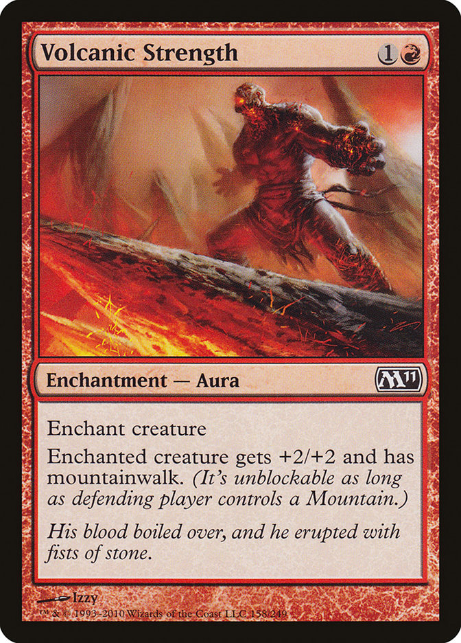 Volcanic Strength [Magic 2011] | Card Merchant Takapuna