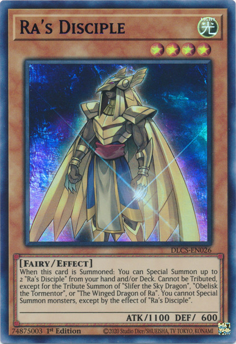 Ra's Disciple (Blue) [DLCS-EN026] Ultra Rare | Card Merchant Takapuna