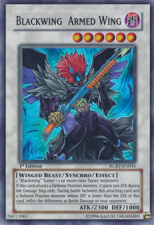 Blackwing Armed Wing [RGBT-EN041] Super Rare | Card Merchant Takapuna