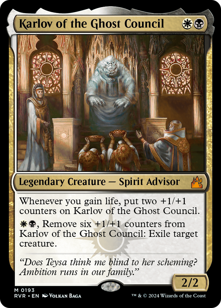 Karlov of the Ghost Council [Ravnica Remastered] | Card Merchant Takapuna