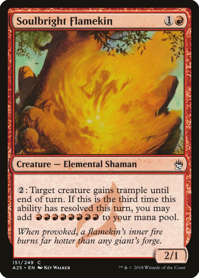 Soulbright Flamekin [Masters 25] | Card Merchant Takapuna